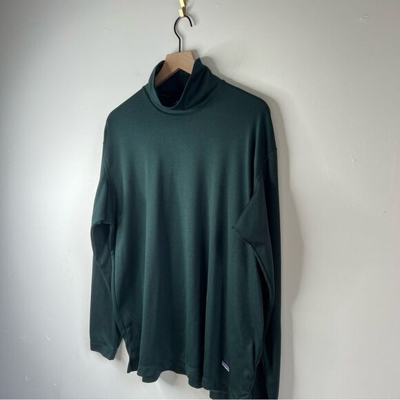 Patagonia Green Capilene Turtleneck Base Layer Long Sleeve size XL - Picture 3 of 10